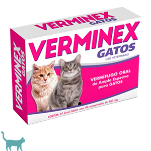 Verminex Gatos (4 Comprimidos) - Vetbras