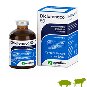 Diclofenaco Injetável 50ml - Ourofino