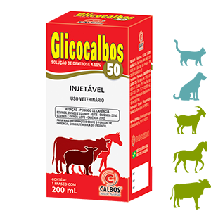 Glicocalbos 50 Injetável 200ml - Calbos