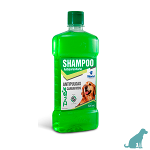 Shampoo Dugs 500ml Antiparasitário (pulgas/carrapatos) - World