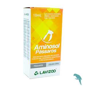 Aminosol Pássaros 10ml - Lavizoo