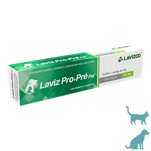 Probiótico Laviz Pró + Pré Pet 14g - Lavizoo