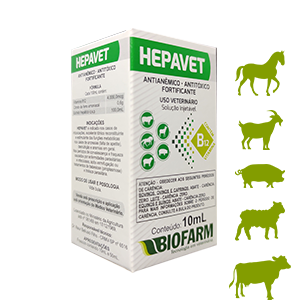 Hepavet Injetável 10ml - Biofarm