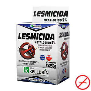 Lesmicida Kelldrin 1,5kg (6 X 250g) - Kelldrin