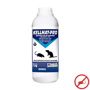 Raticida Pó Kellmat - Pro 1kg - Kelldrin
