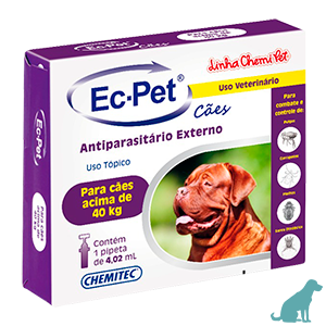 Ec-pet 4,02ml Cães Acima de 40kg (1 Cápsula) - Chemitec