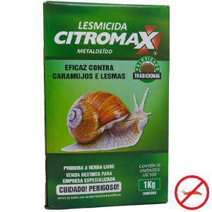 Lesmicida Citromax 1kg (20x50g) - Citromax