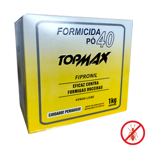Formicida Pó 40 Top Max 1kg Rosa - Citromax