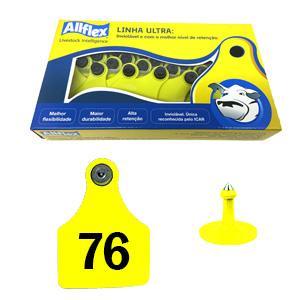Brinco Allflex (amarelo - Grande) 76 A 100 (25 Unidades)