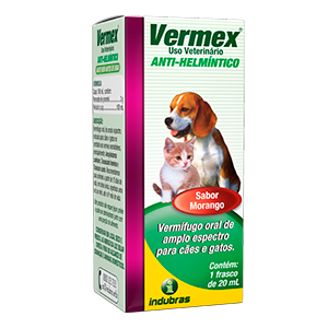 Vermex Solução Oral 20ml - Indubras