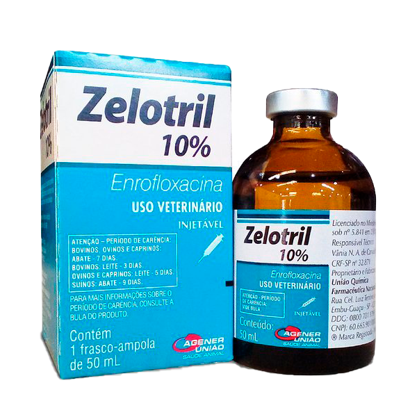 Zelotril 10% Injetável 50ml - Agener