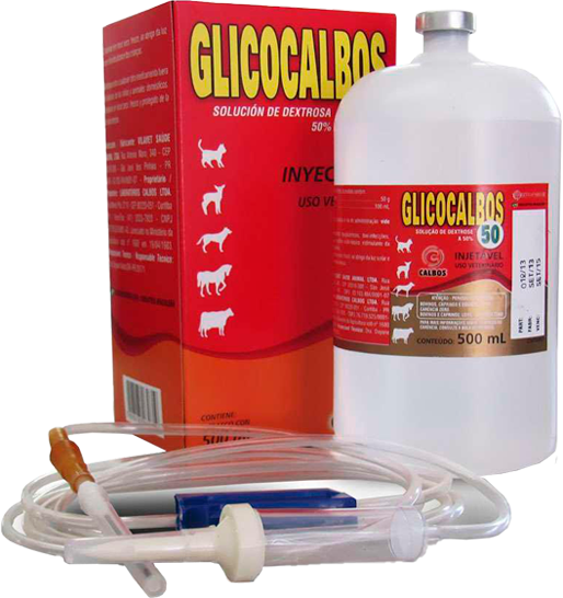 Glicocalbos 50 Injetável 500ml C/ Equipo - Calbos