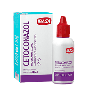 Cetoconazol Suspensão Oral 20% 20ml - Ibasa