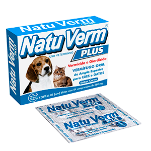 Natu Verm Plus 660mg (4 Comprimidos) - Vetbras