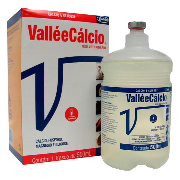 Valléecalcio Injetável 500ml - Msd