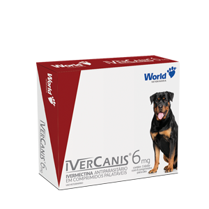 Ivercanis 6mg (04 Comprimidos) - World