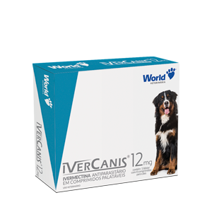 Ivercanis 12mg (04 Comprimidos) - World