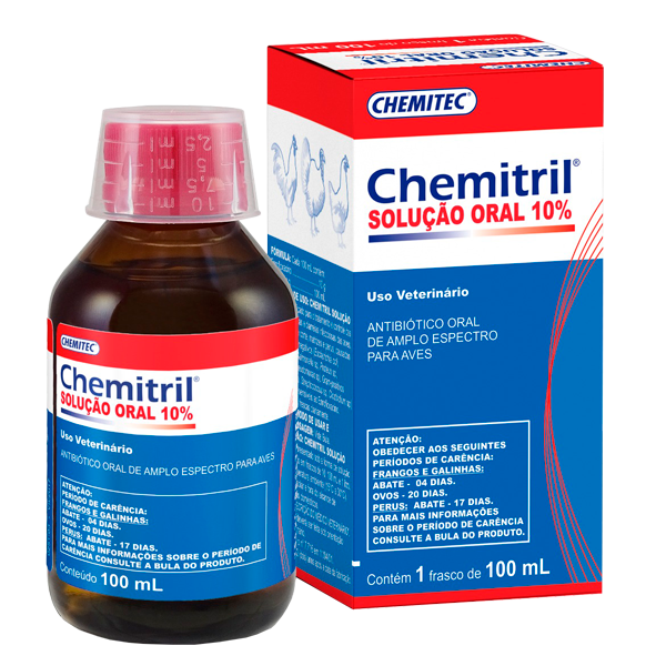 Chemitril Oral 10% 100ml (solução) - Chemitec