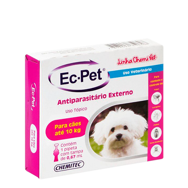 Ec-pet 0,67ml Cães Até 10kg (1 Cápsula) - Chemitec