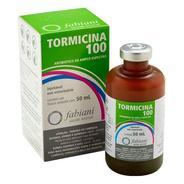 Tormicina-100 Injetável 50ml - Fabiani