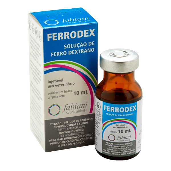 Ferrodex Injetável 10ml (com Caixa) - Fabiani
