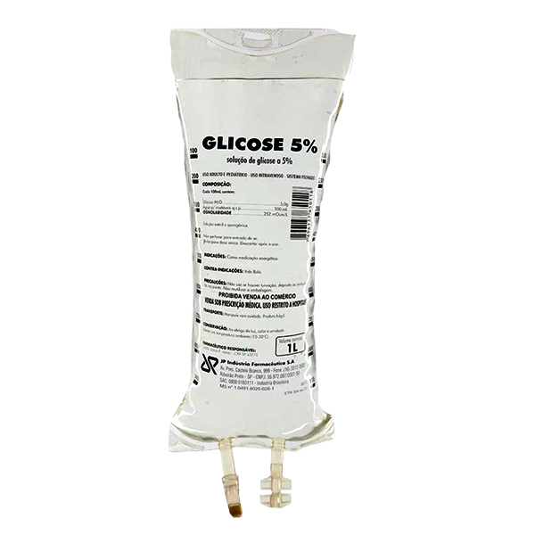 Soro Glicose 5,0% 1l Bolsa - Jp