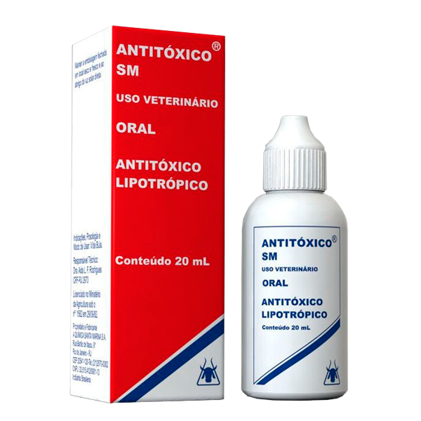 Antitóxico Oral 20ml - Sm