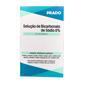 Solução de Bicarbonato de Sódio 6% 500ml C/ Equipo - Prado