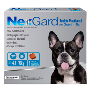 Nexgard para Cães de 4,1 A 10kg (1 Comprimido) - Merial