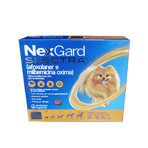 Nexgard Spectra para Cães de 2 A 3,5kg (1 Comprimido) - Merial