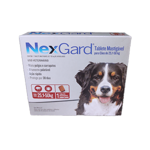Nexgard para Cães de 25,1 A 50kg (1 Comprimido) - Merial