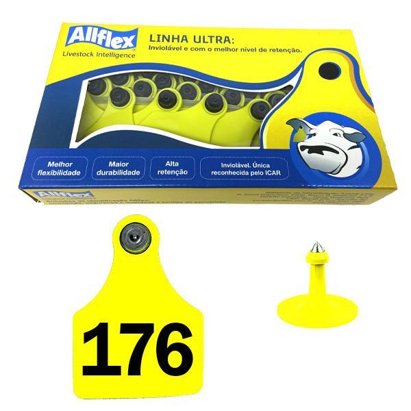 Brinco Allflex (amarelo - Grande) 176 A 200 (25 Unidades)