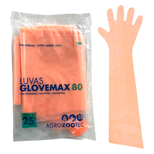 Luva Especial Importada Glovemax 80cm (25 Unidades) - Agrozootec