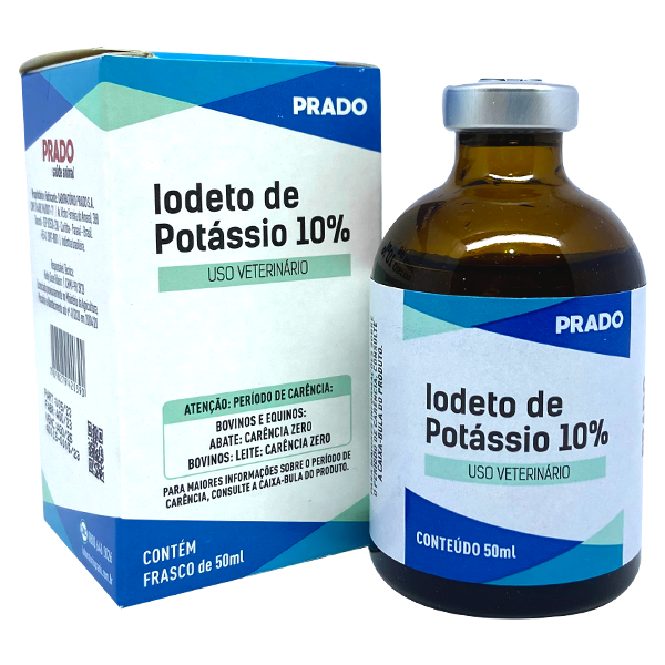 Iodeto de Potássio 10% 50ml - Prado